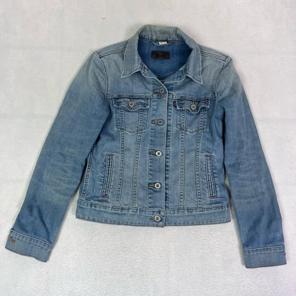 Levi’s denim women’s jacket size:M - Picture 2 of 13
